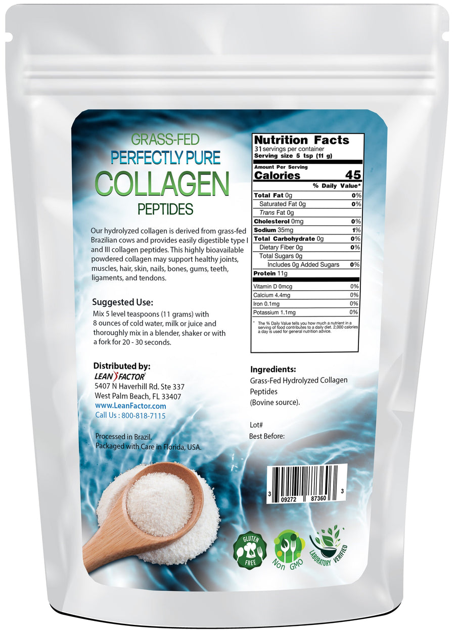 Perfectly Pure Collagen Peptides Men’s Health Lean Factor 