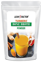 Turmeric Bone Broth Protein Powders Lean Factor 1 lb 