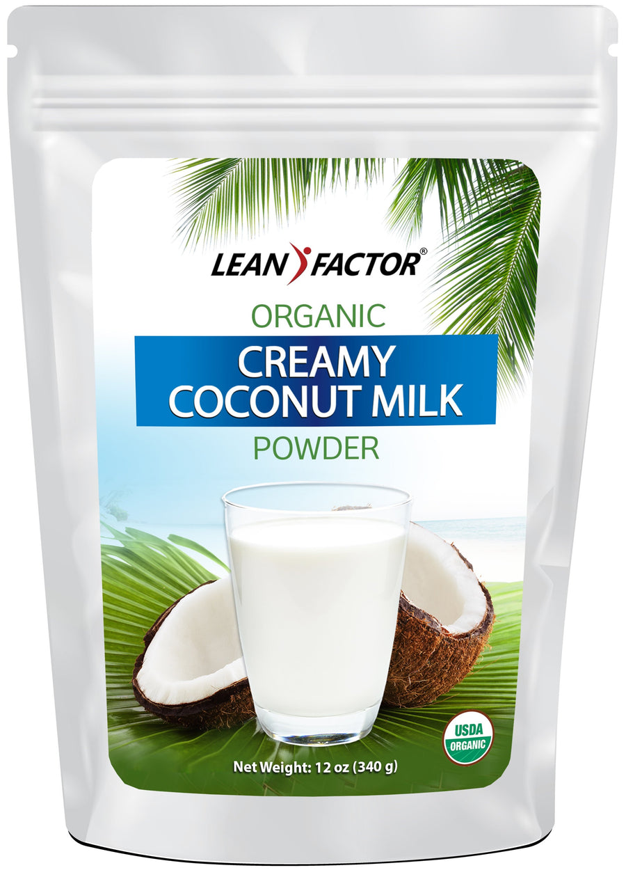Creamy Coconut Milk Powder - Organic Weight Loss Lean Factor 12 oz 