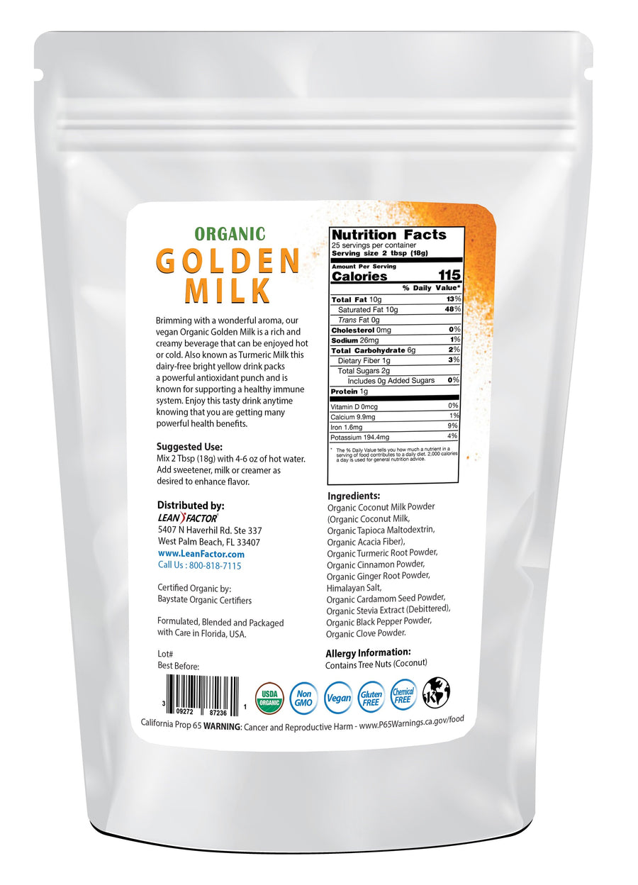 Golden Milk - Organic General Health Lean Factor 