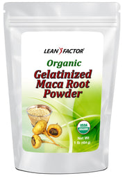 Maca Root Gelatinized Powder - Organic Weight Loss Lean Factor 1 lb 