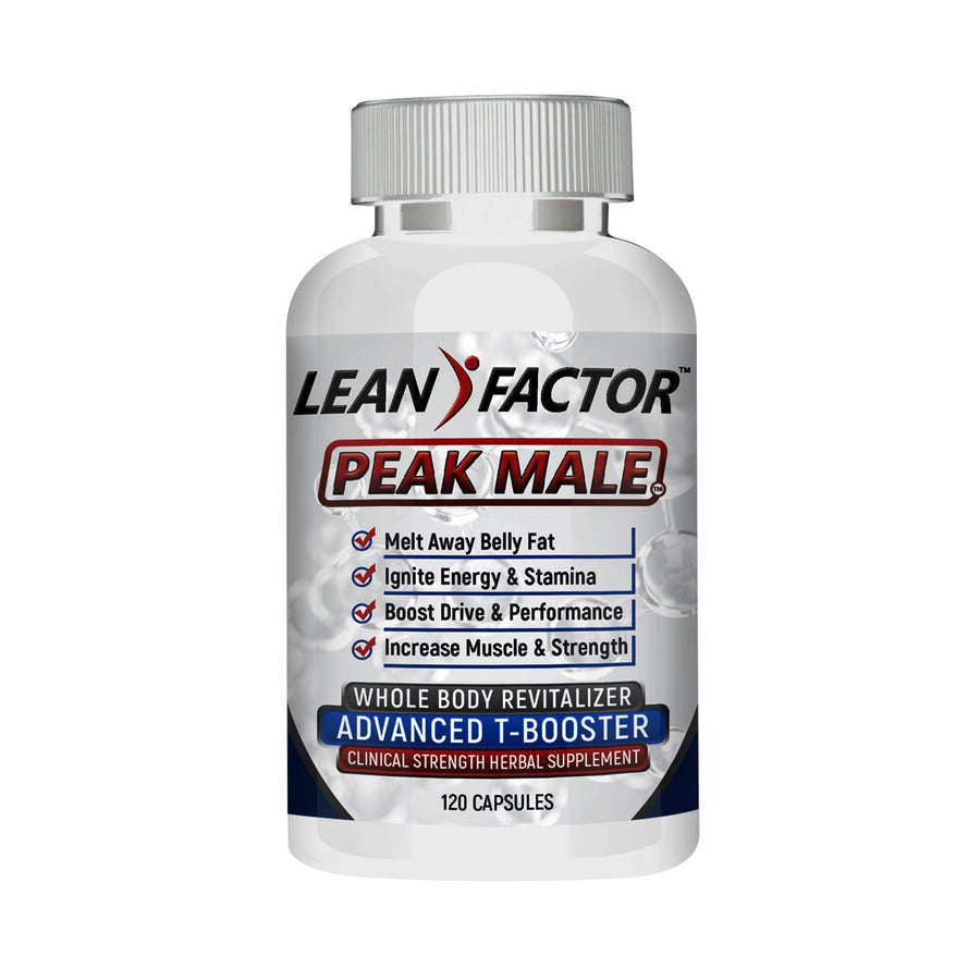 Peak Male - T Booster Plus Immune Booster & Stress-Buster Men’s Health Lean Factor 1 