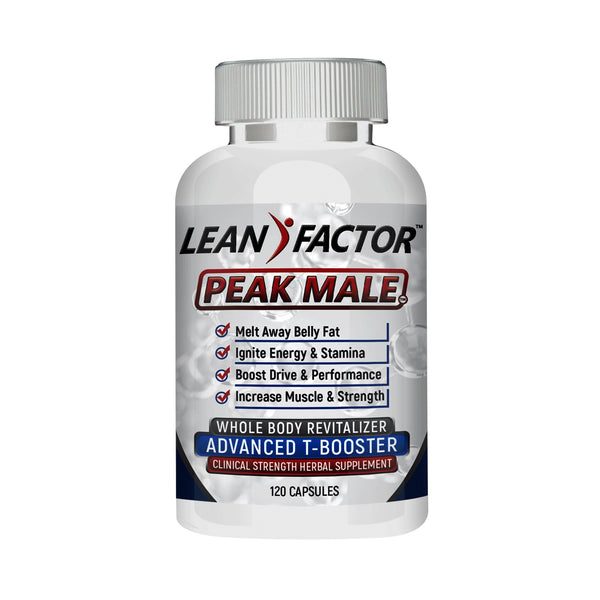 Peak Male - T Booster Plus Immune Booster & Stress-Buster Men’s Health Lean Factor 