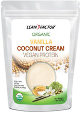 Vanilla Coconut Cream Vegan Protein Protein Powders Lean Factor 1 lb 
