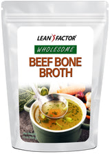 Wholesome Beef Bone Broth Protein Powders Lean Factor 12 oz 